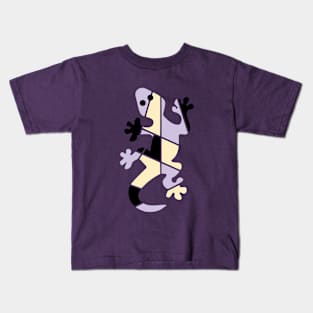 Three-color Lizard Kids T-Shirt